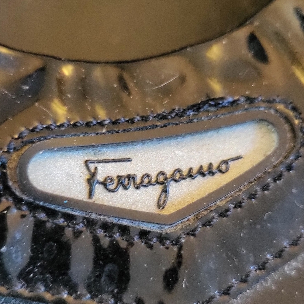 Ferragamo Patent Leather Flat - Picture 2 of 6